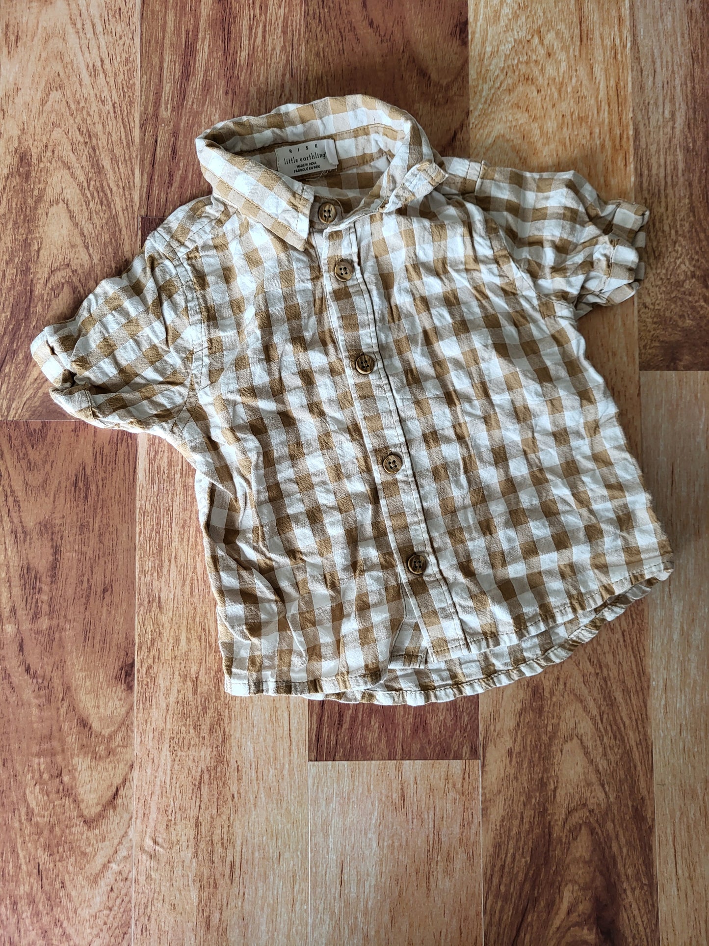 Chemise rise little earthling - 9-12 mois