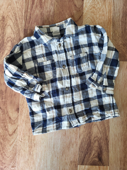 Chemise h&m - 9-12 mois