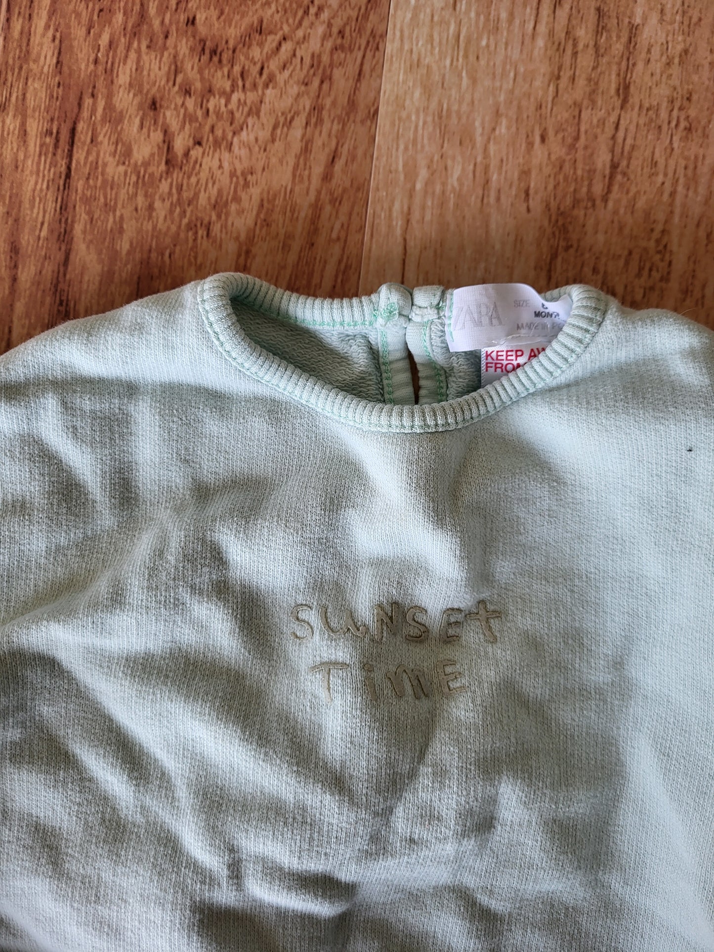 Crewneck zara - 6-9 mois