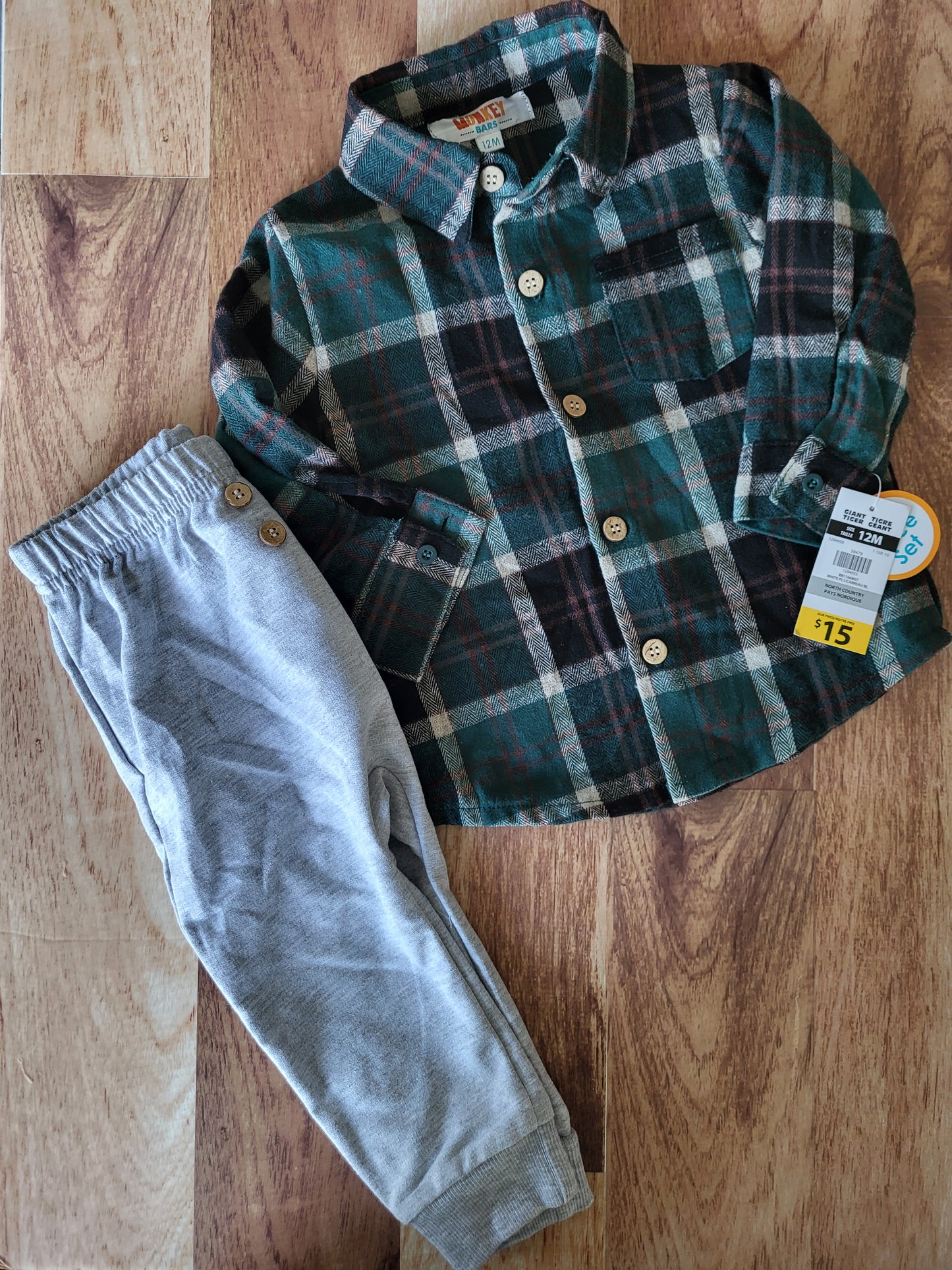 Ensemble monkey bars - 12 mois NEUF