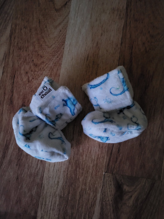 Pantouffles bébé ô chaud - 0-3 mois