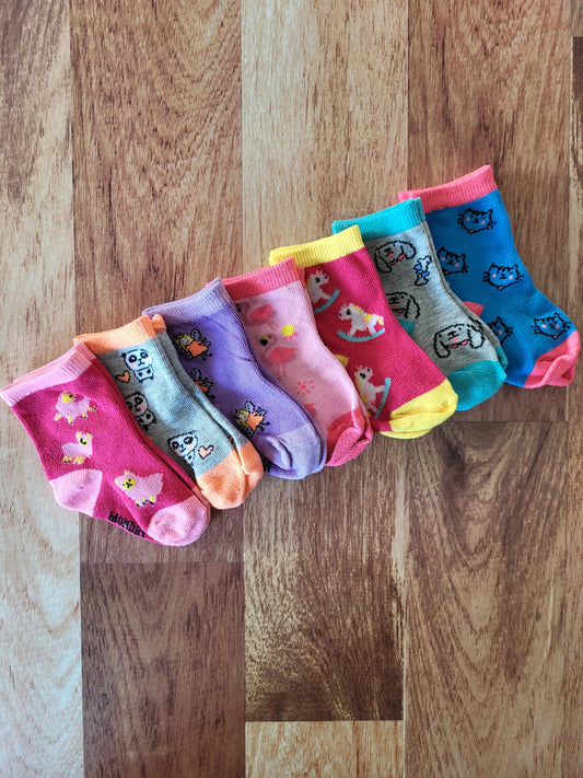 Chaussettes - 2-4 ans (jours de la semaine en anglais)