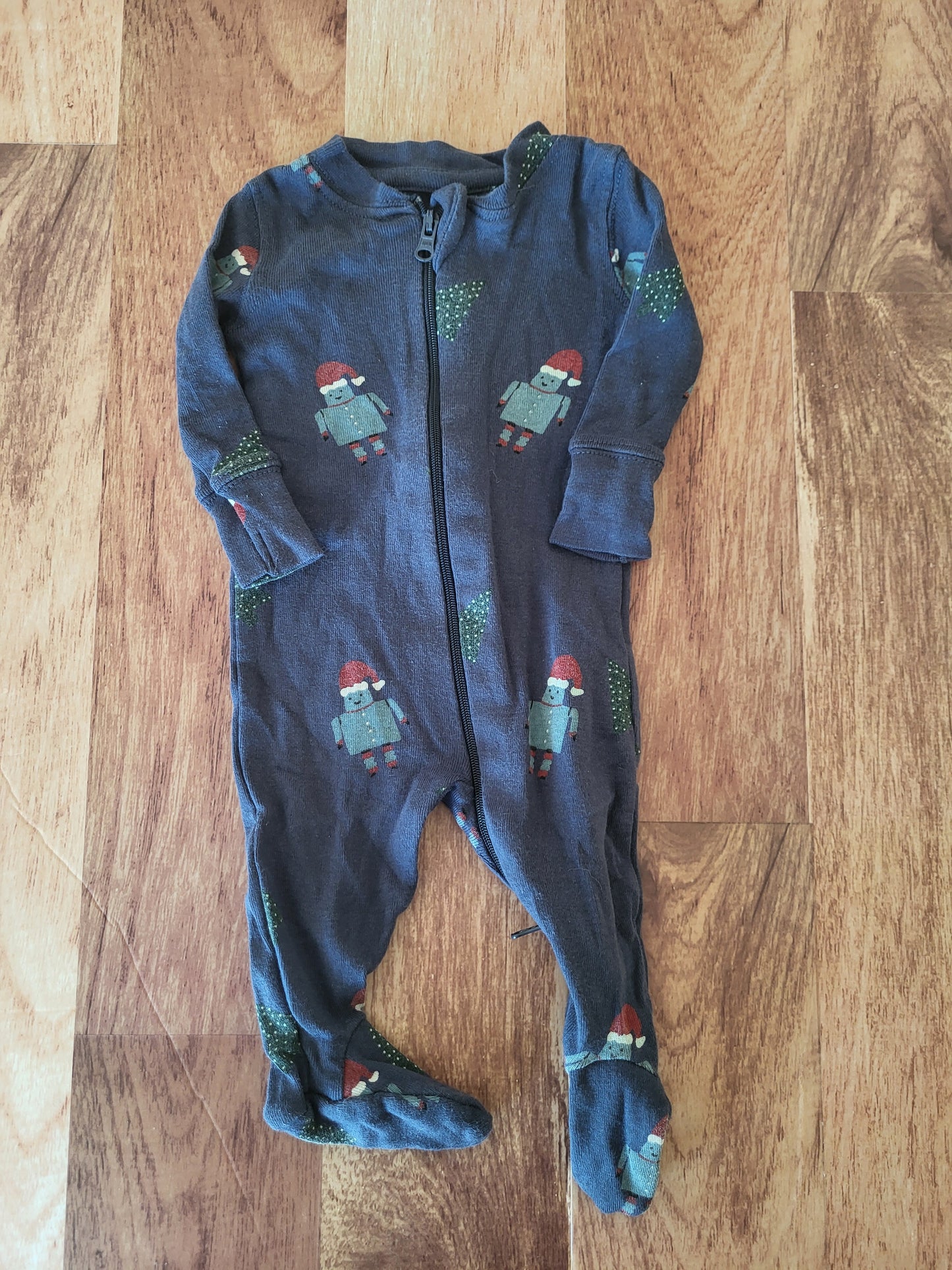 Pyjama rise little earthling - 0-3 mois (fait très petit)