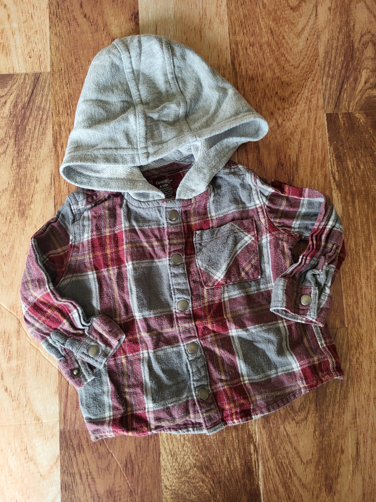 Chemise george - 6-12 mois