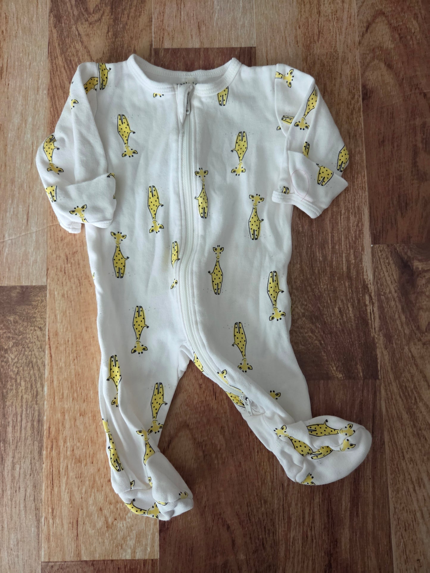 Pyjama petit lem - nouveau-né le blanc est rosé