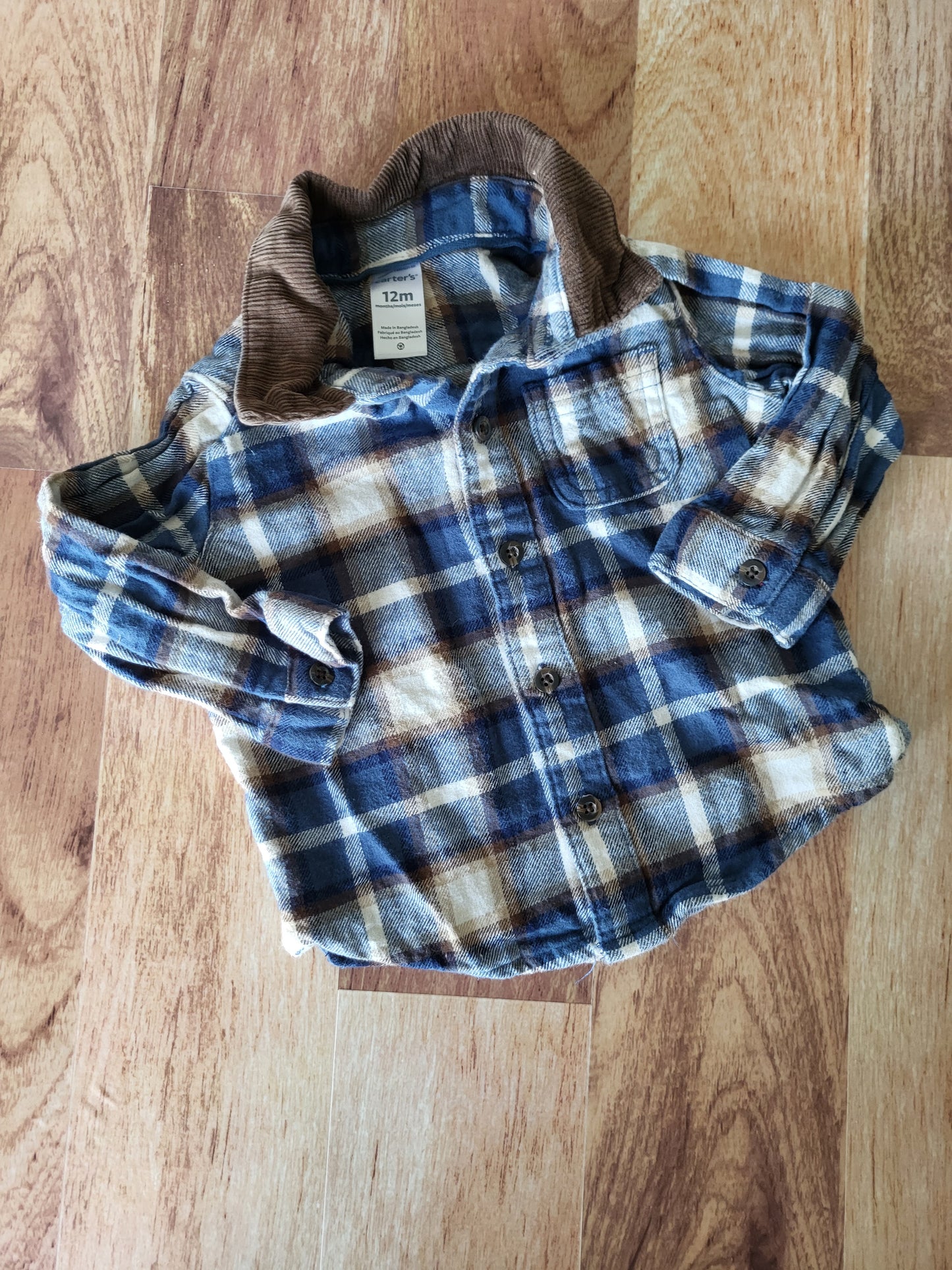 Chemise carter's - 12 mois