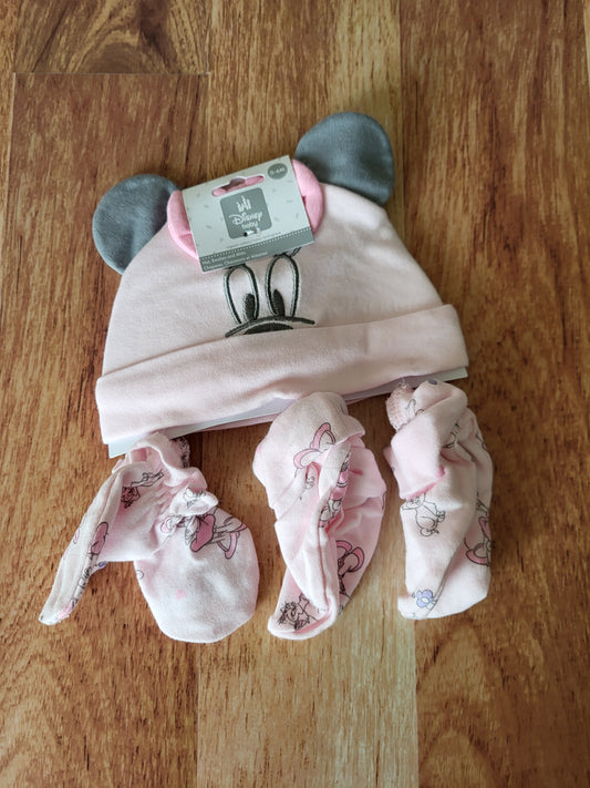 Ensemble de chapeau & mitaines disney - 0-3 mois