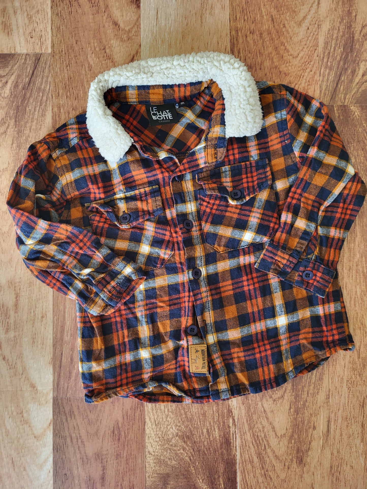 Chemise le chat botté - 18 mois