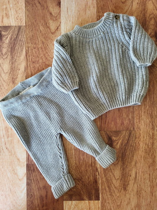 Ensemble de laine petit lem - 3-6 mois