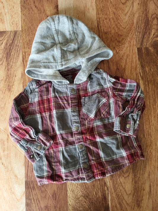 Chemise george - 6-12 mois