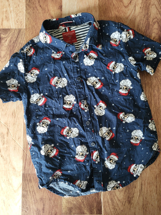 Chemise denim&flower - 5-6 ans