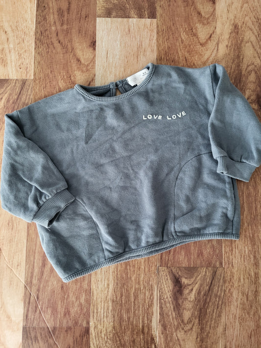 Crewneck zara - 6-9 mois