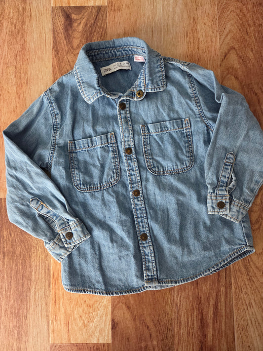 Chemise zara - 3-4 ans