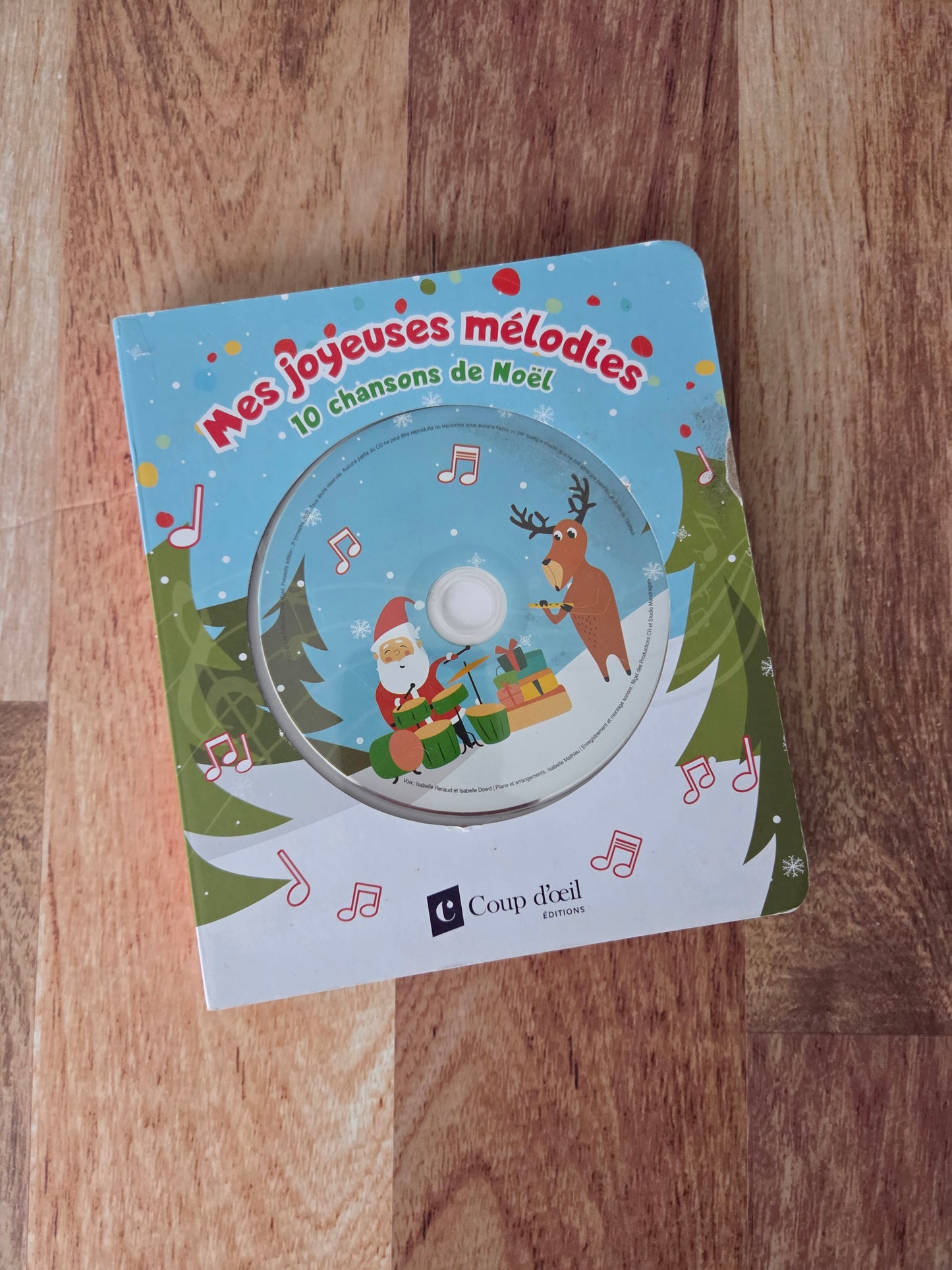 Livre rigide + cd musique