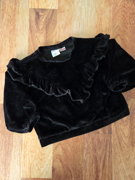 Crewneck zara velour - 18-24 mois