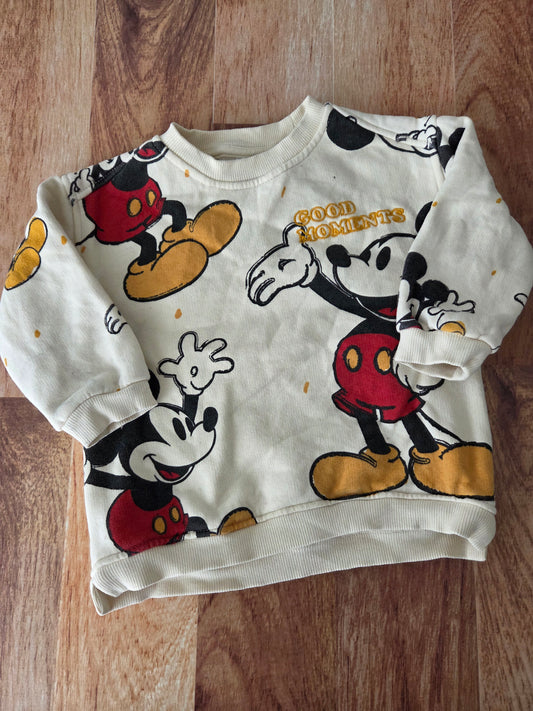 Crewneck zara - 6-9 mois imparfait taché