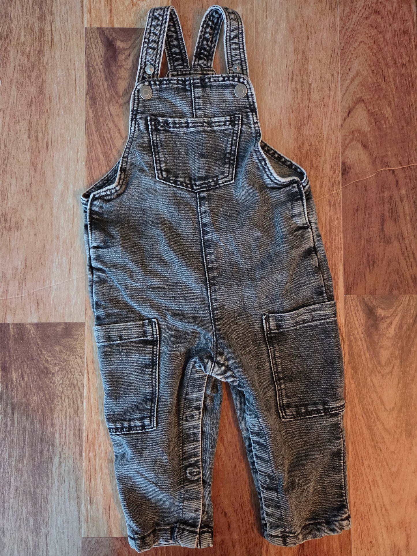 Salopette jeans h&m - 9-12 mois