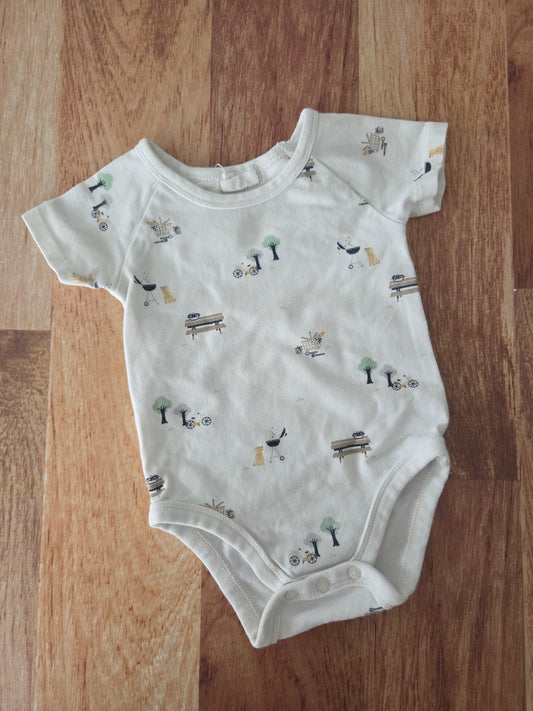 Cache-couche petit lem - 3 mois grisâtre