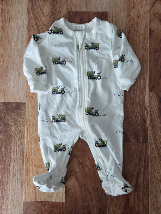 Pyjama petit lem - nouveau-né neuf seulement lavé