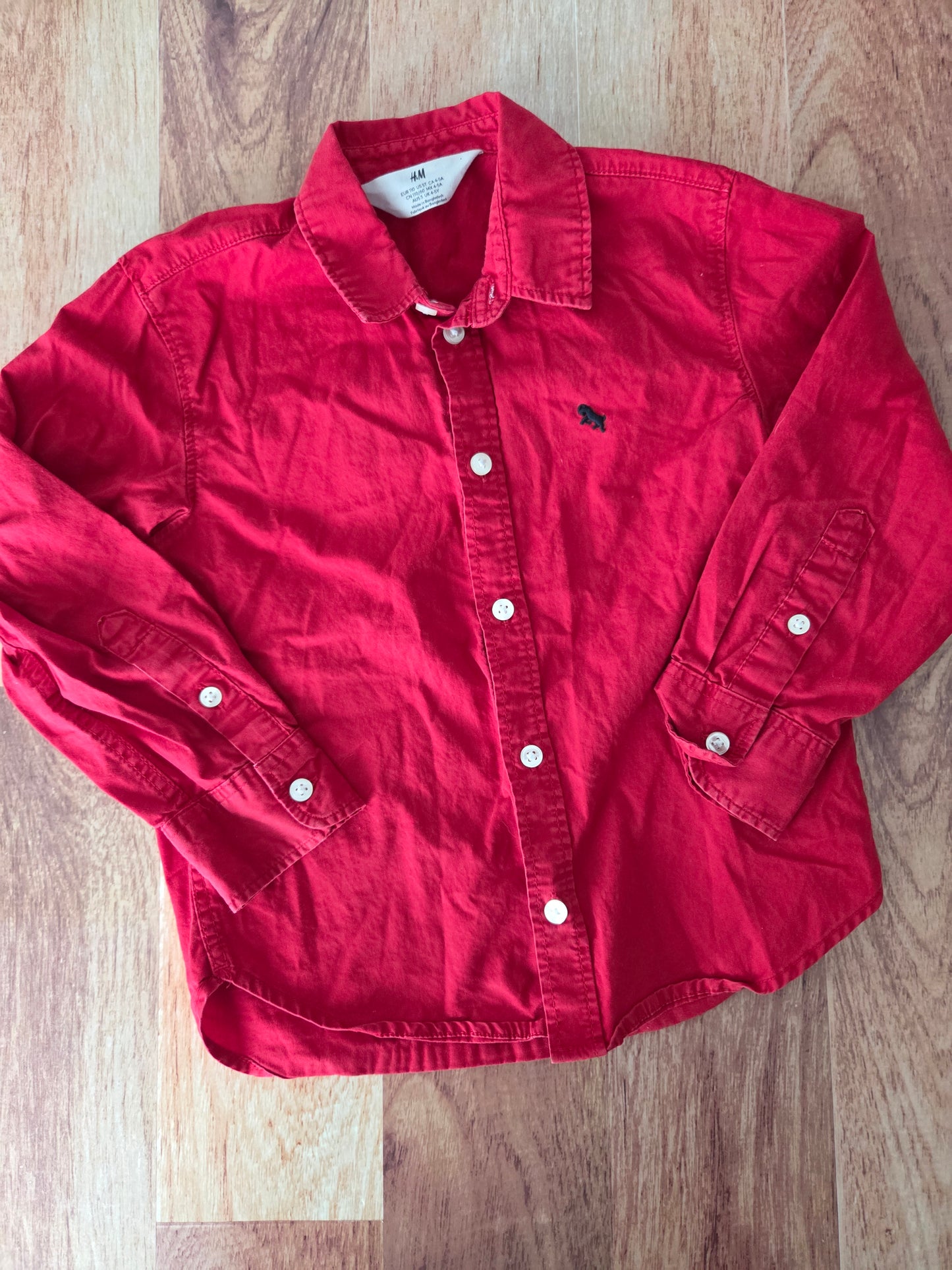 Chemise h&m - 4-5 ans bien porté