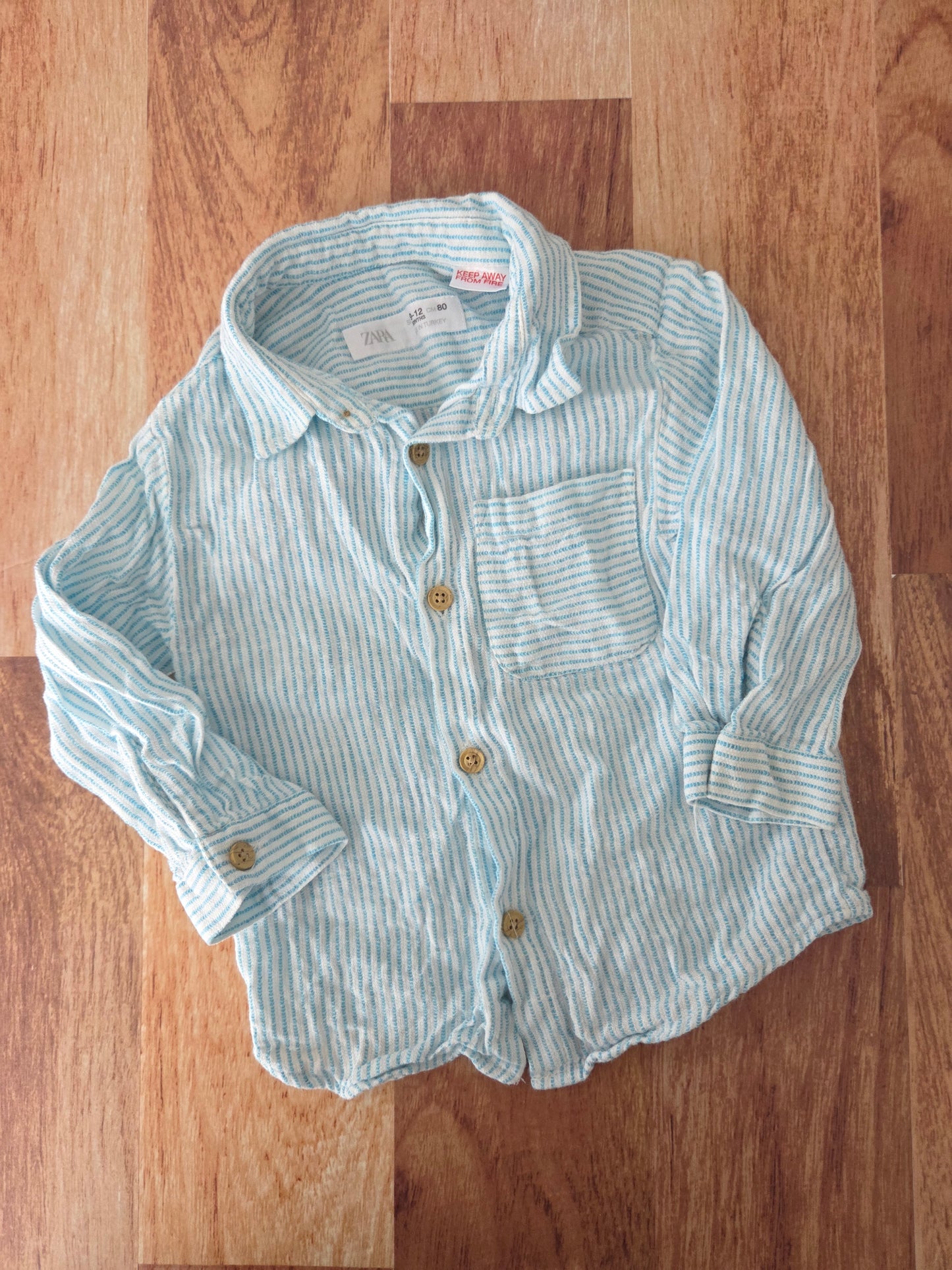 Chemise zara - 9-12 mois