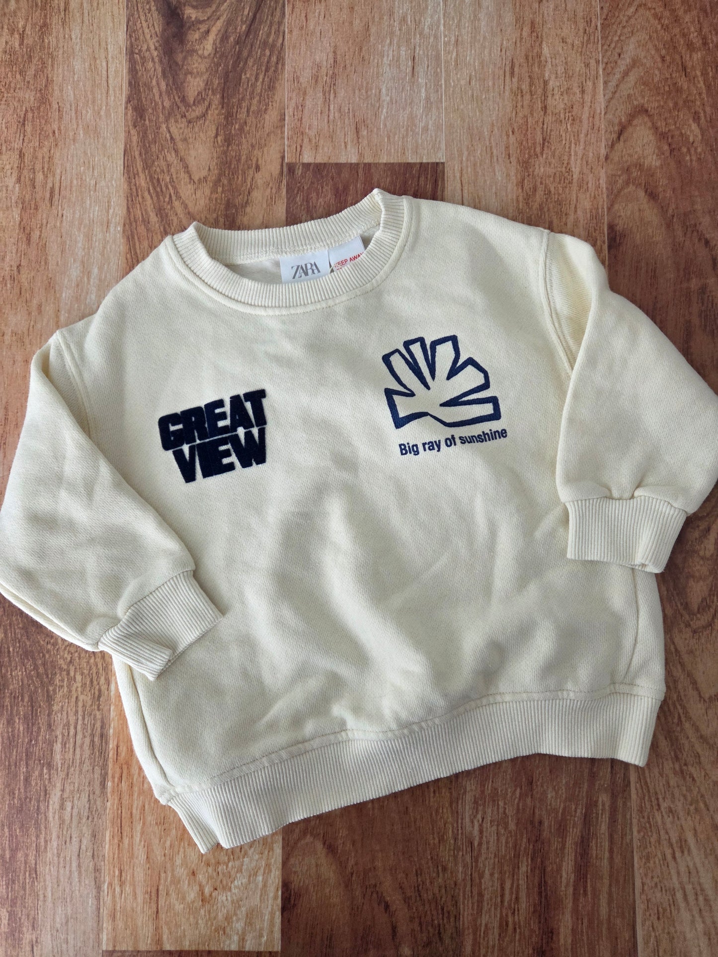 Crewneck zara - 9-12 mois neuf sans étiquette