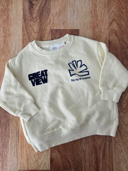 Crewneck zara - 9-12 mois neuf sans étiquette
