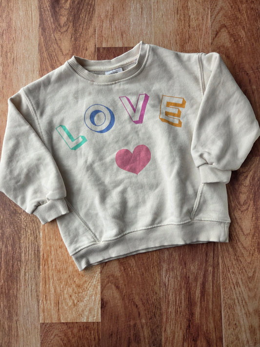 Crewneck zara - 18-24 mois petites taches