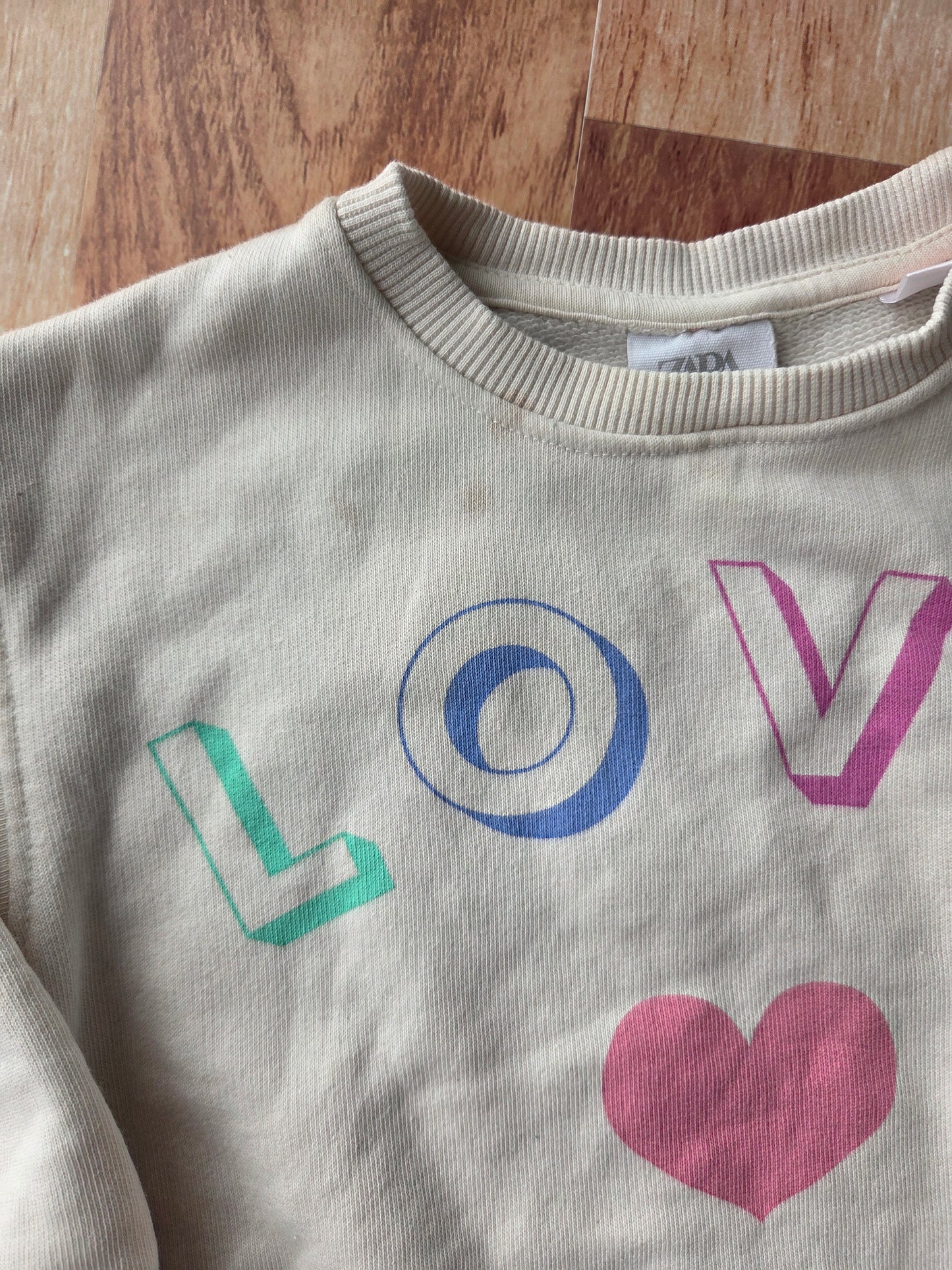 Crewneck zara - 18-24 mois petites taches